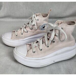 Converse All Star Light Pink High Top Sneakers Girls Size 1 Tennis Shoes Classic